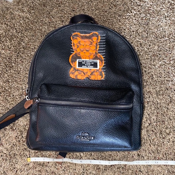 coach bear backpack